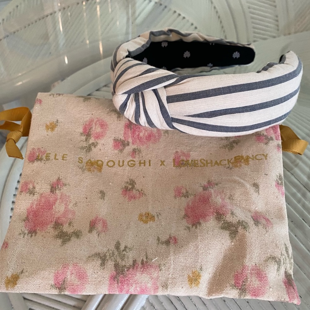 Lele Sadoughi x Love Shack Fancy knot headband